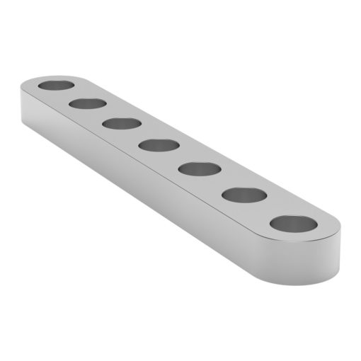 Serie 1102 Beam superficie Piatta (7 fori- lunghezza 56mm) - 2 pezzi