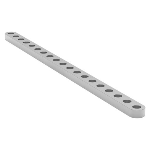 Serie 1102 Beam superficie Piatta (19 fori- lunghezza 152mm) - 2 pezzi