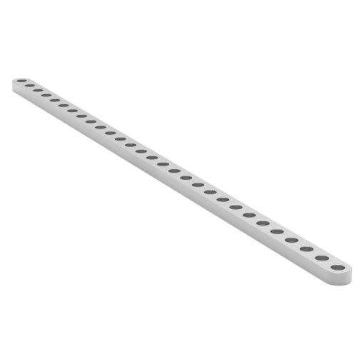 Serie 1102 Beam superficie Piatta (29 fori- lunghezza 232mm) - 2 pezzi