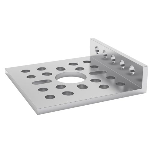 Canale L a basso profilo 1112 (1 foro- lunghezza 48mm)