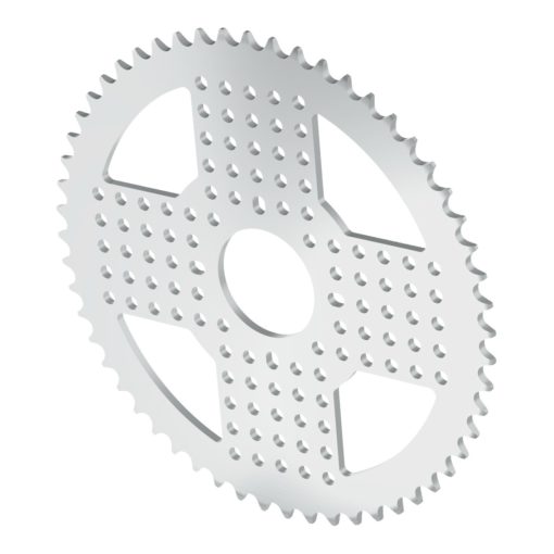 3310 Serie 8 mm Pignone passo mozzo in alluminio (32 mm Foro- 56 Denti)