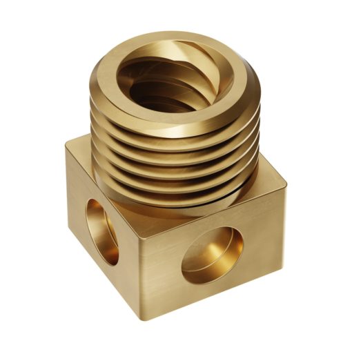 Dado quadrato a vite per cavi serie 3506 (cavo da 8 mm- 4 avviamenti- lunghezza 16 mm)