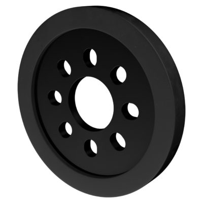 Ruota a disco serie 3607 (alesaggio 14 mm- diametro 48 mm- nero) - 2 pezzi