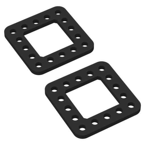 Piastra di scorrimento in plastica goRAIL serie 3704 (43-1) - 2 pezzi
