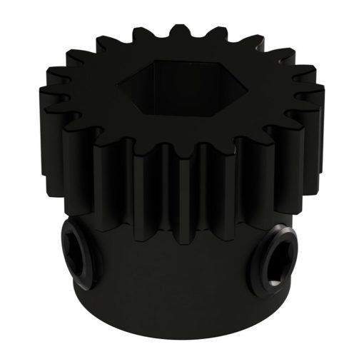 2303 Series Steel  MOD 0.8 Pinion Gear (8mm REX Bore  20 Tooth)