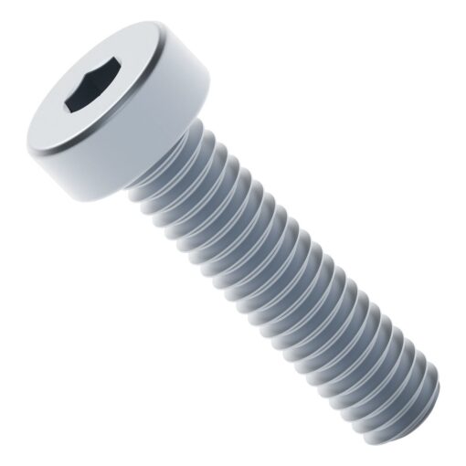 Vite a testa cilindrica con incasso a basso profilo in acciaio zincato serie 2804 (lunghezza M4 x 0,7 mm 16 mm) - 25 pezzi