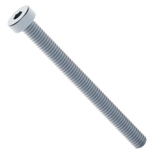 Vite a testa cilindrica con incasso a basso profilo in acciaio zincato serie 2804 (M4 x 0,7 mm, lunghezza 45 mm) - Confezione da 25 pezzi