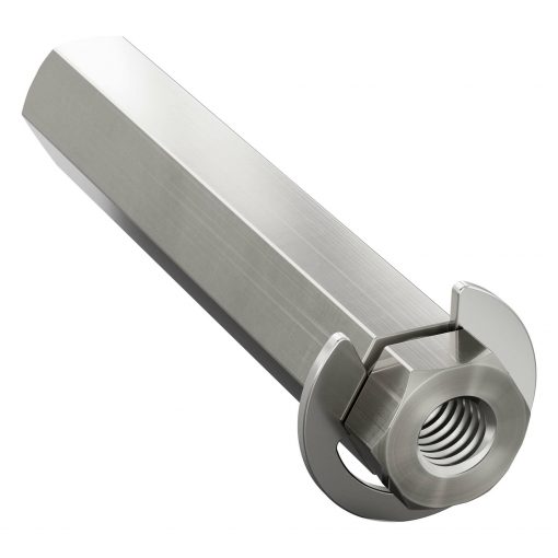 Albero REX serie 2106 in acciaio inossidabile (diametro 8 mm, lunghezza 43 mm)