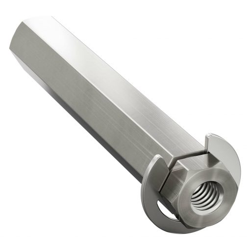 Albero REX serie 2106 in acciaio inossidabile (diametro 8 mm, lunghezza 48 mm)