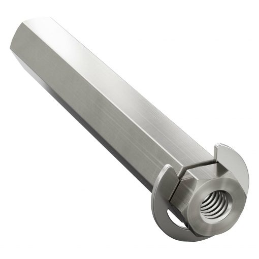 Albero REX serie 2106 in acciaio inossidabile (diametro 8 mm, lunghezza 52 mm)