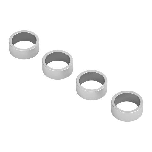 Distanziatore ID da int 8 mm serie 1514 (diametro esterno 10 mm, lunghezza 4 mm) - Confezione da 4