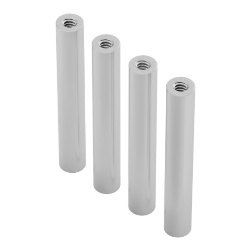 1.750 di lunghezza, 1/4 OD distanziatore rotondo in alluminio (filettatura 6-32)