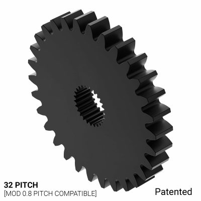 Ingranaggio servo 32P, 30 denti, 25T 3F Spline (acetile)