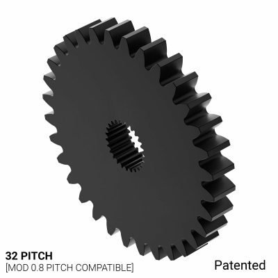 Ingranaggio servo 32P, 32 denti, 25T 3F Spline (acetile)