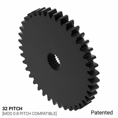 Ingranaggio servo 32P, 40 denti, 25T 3F Spline (acetile)