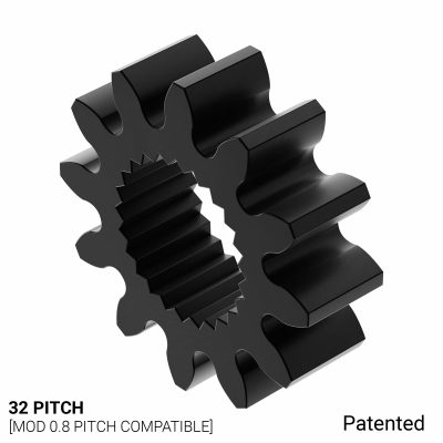 Ingranaggio servo 32P, 12 denti, 24T C1 Spline (acetile)