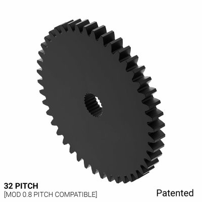 Ingranaggio servo 32P, 44 denti, 24T C1 Spline (acetile)