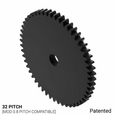 Ingranaggio servo 32P, 52 denti, 24T C1 Spline (acetile)