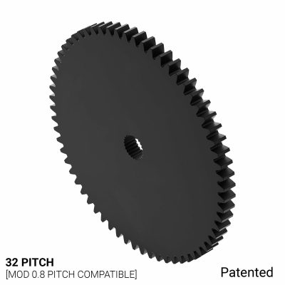 Ingranaggio servo 32P, 64 denti, 24T C1 Spline (acetile)