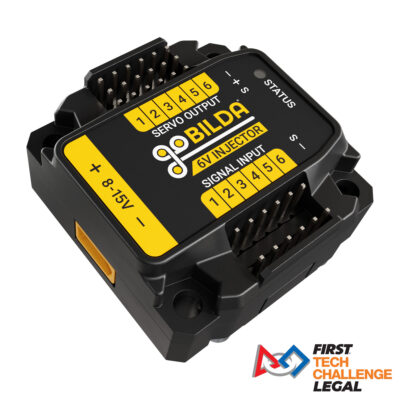 Iniettore di potenza servo 6V (6 canali, ingresso 8-15V)